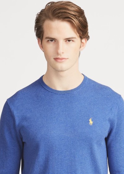 Men's Polo Ralph Lauren Cotton Crewneck Sweater | 683549GHN